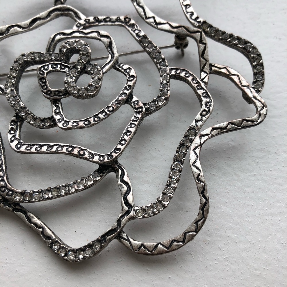 Massive Statement Vintage Brutalist Modernist Flo… - image 3